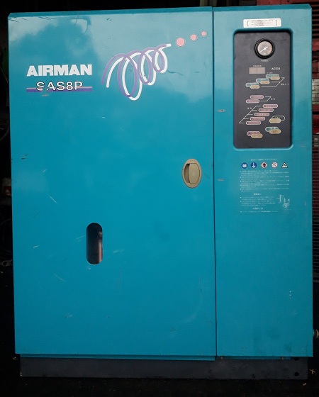 bán máy nén khí trục vít Airman 7.5 kw cũ